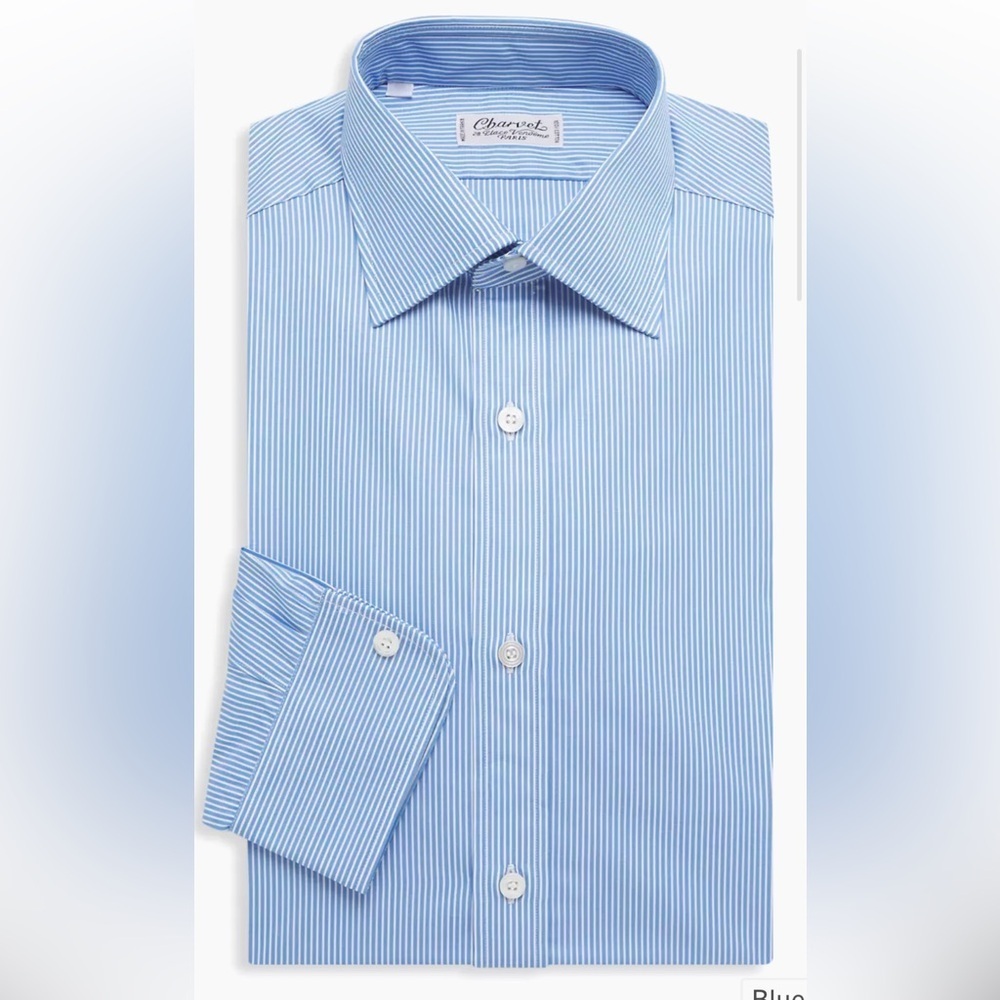 Charvet dress shirt striped L 43/17